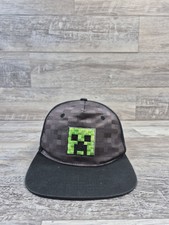 Minecraft Gaming Hat Cap Youth Boys Adjustable SnapBack Embroidered Logo