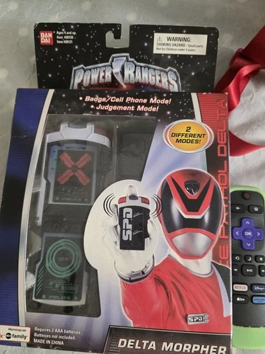 Rare Vintage Bandai 2004 Power Rangers S.P.D Delta Morpher READ.