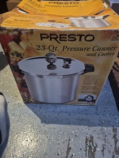 Pentola e pentola a pressione Presto 23 Qt con 2 barattoli modello #: 01781