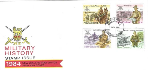 New Zealand First Day Covers/Commemorative - Military History - 1984 (NZ324)