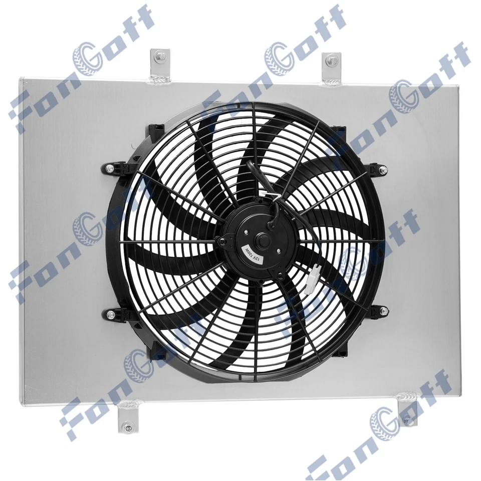 Aluminum Radiator Shroud Fan Fit 99-03 Dodge B Series B150 Ram Van 2500 /3500 V8 - Изображение 3 из 4
