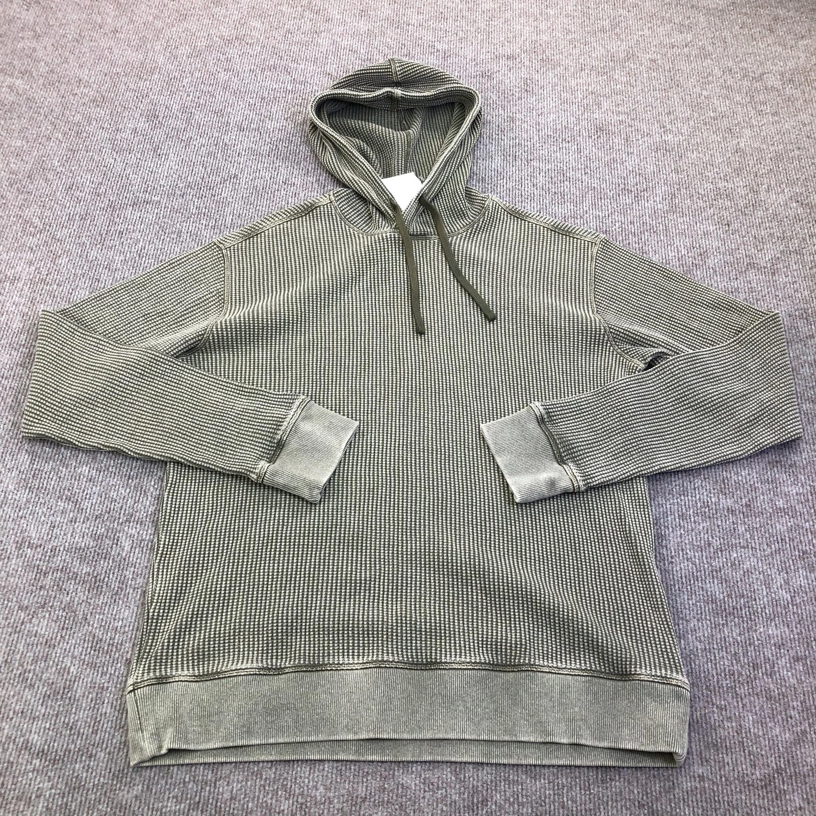 Eddie Bauer Hoodie Sweatshirt Mens Medium Green Thermal Knit Waffle Pullover
Opens in a new window o