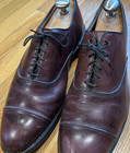 Allen Edmonds Brown Leather Cap Toe Oxford Men's Dress Shoes 10.5 D 46385 — photo 1