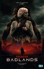 Elle Fanning Signed Autographed Predator Badlands Thia 11x17 Poster BAS COA 