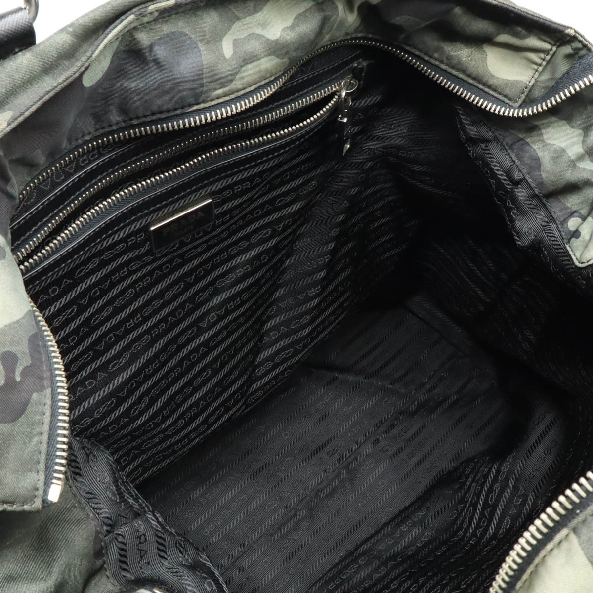 Prada Shoulder Bag Tote Dragon Camouflage Green Multicolor | eBay