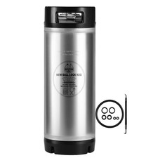 New 5 Gallon Keg Corny Keg, Stainless Steel Cornelius Keg with Ball Lock Keg ...