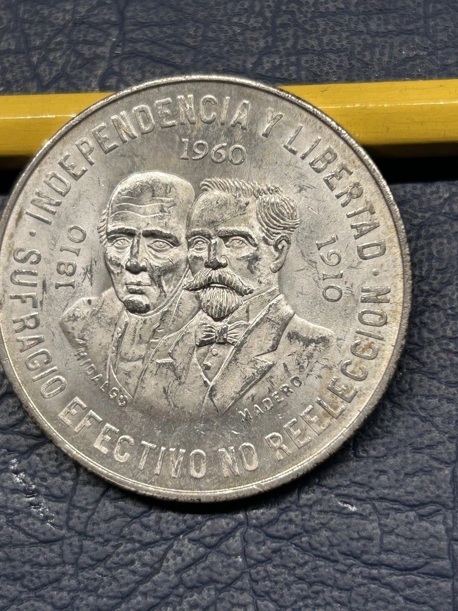 1960 银色墨西哥硬币| eBay
