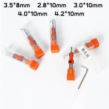 Screw Hex Drill Holes Pilot Shank Bit HSS Woodworking Countersink Set 2.8-4.2mm