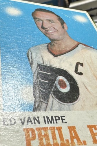 Ed Van Impe 1970 Topps #80 Philadelphia Flyers Low Grade - Picture 8 of 9