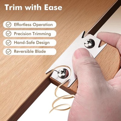 DRAXZOR Edge Banding Trimmer, Upgraded Veneer Trimmer with Small, Wood