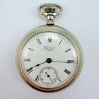 Antique Waltham Silverine Pocket Watch, Pre-Owned, Runs (49#07)