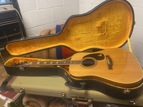 Epiphone FT-150 - 1970s - Rosewood Body, Spruce Top Original Case