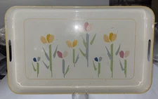 Vintage Melamine Dainty Floral Tray Read Description