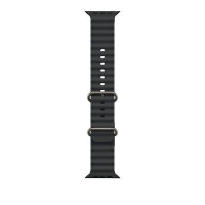 APPLE 49 mm Ocean Armband, Ersatzarmband, Schwarz