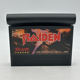 Raiden Atari Jaguar 1993 Game In Original Box TESTED Working - No Manual