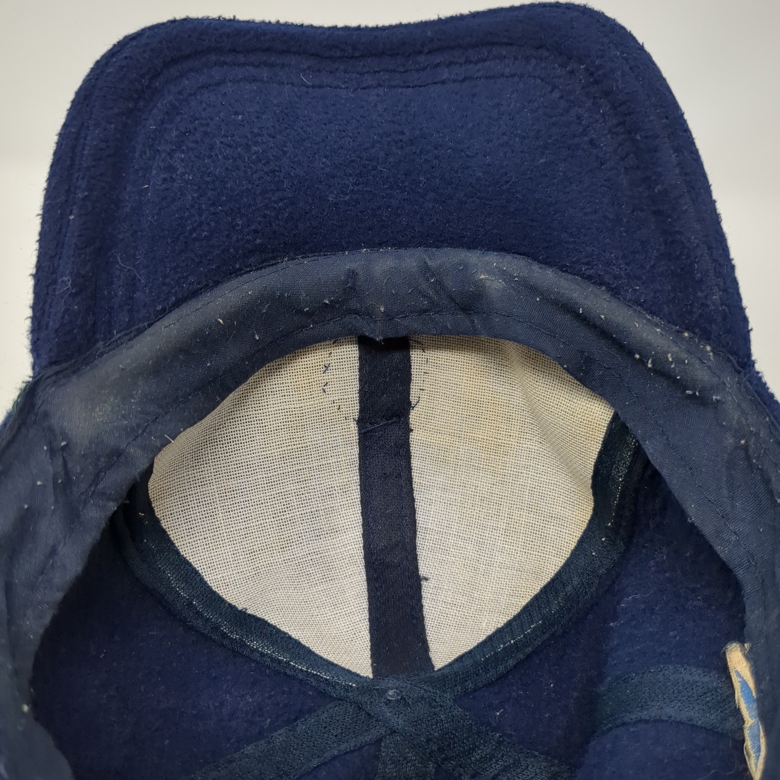 Adidas Logo Patch Strapback Hat Blue One Size 3 S… - image 8