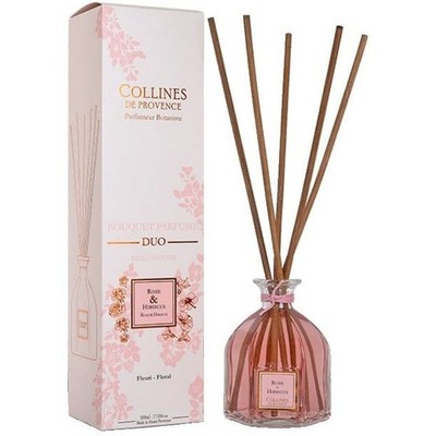 Collines de Provence Duos Parfumés Rose & Hibiskus   Duft-Diffusor 500 ml,