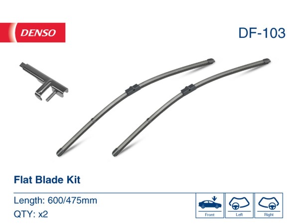 Denso Wischblatt Scheibenwischer DF-103 FüR VW Skoda Touran Golf Octavia A3 Audi-image