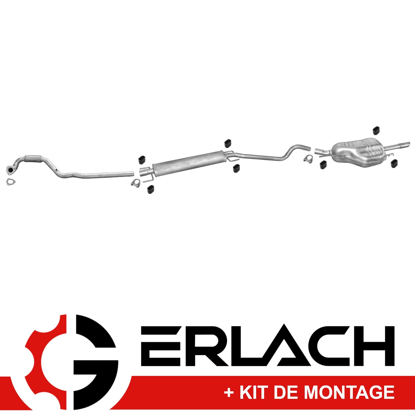 Silencieux echappement Opel Astra G berline 1.6 de rechange standard