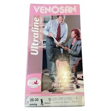 Venosan 20-30 mmHg Open Toe Beige Compression Stockings Thigh High Medium