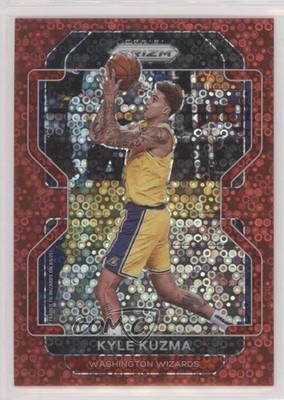 2021-22 Panini Prizm Fast Break Red Prizm 88/100 Kyle Kuzma #156 hs9