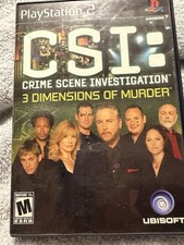 CSI Play Station 2 game
