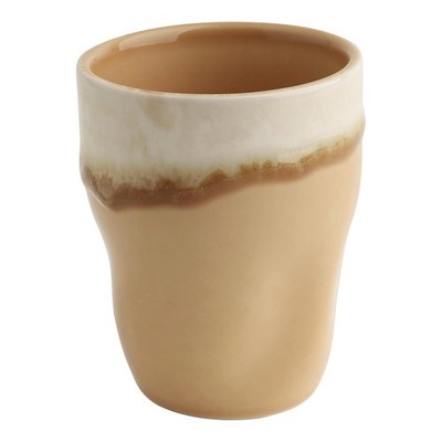 Creatable SQUEEZY MOCHA MOUSSE Kaffeebecher Kaffeetasse Steinzeug Creme 300 ml