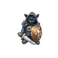 Deko Figur Statue Skulptur 48 cm FIguren Statuen Skulpturen Kämpfer Troll G24A