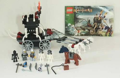 Lego 7092, Castle, Skeleton's Prison Carriage, 99% complete