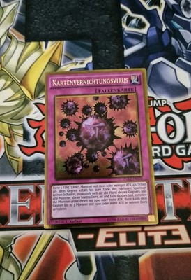   Yu-Gi-Oh Kartenvernichtungsvirus in Gold Rare aus PGL2-DE070 | Excellent  