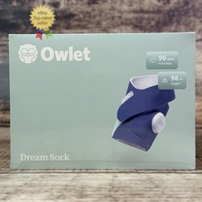 NEW Owlet BM06N67MCJ Dream Sock Baby Monitor Sleep Tracker Bedtime Blue    SEALED