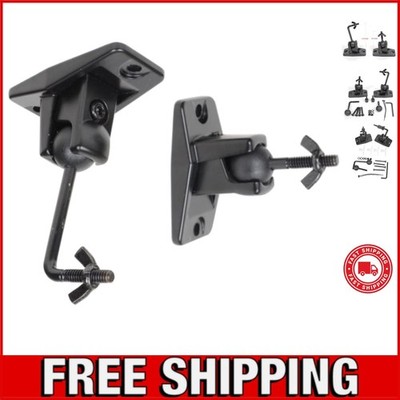 Speaker Wall Ceiling Mount Bracket One Pair for Universal Satellite, fits Key...
