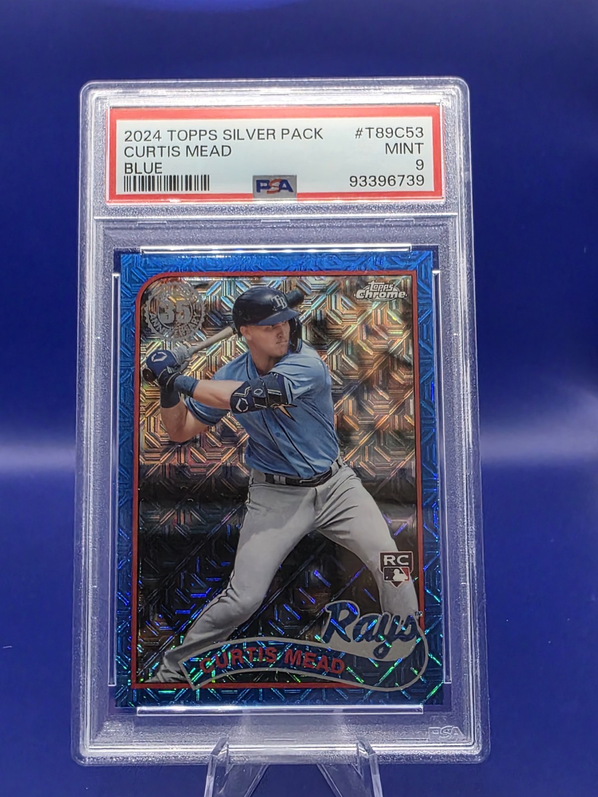 2024 Topps Series 1 - 1989 Topps Chrome Silver Pack Curtis Mead #T89C-53 (RC)