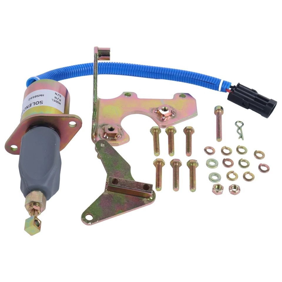 12V Stop Solenoid SA-4026-12 3931195 for Cummins 5.9L 8.3L Ford Truck F700 F800 — 第 3/4 张图片