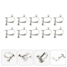 10Pcs Clip-on Earring Converters Earring Accessories Clip On Components