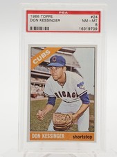 DON KESSINGER 1966 TOPPS #24 PSA 8 Q7113