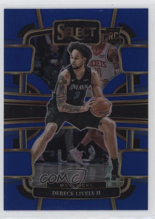 2023-24 Panini Select Concourse Blue Prizm Dereck Lively II #76 7k1