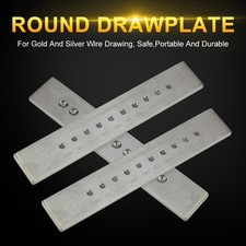 10 Holes 0.12-0.245mm Round Tungsten Carbide Wire Drawplate Jewelry Making Round