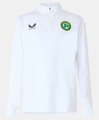 Castore Ireland 1/4 Zip Football Training Top - 2025 in weiß Größe L