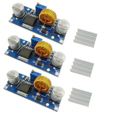 3PCS XL4015 DC-DC Buck Converter 5A 75W Adjustable Step-Down Power Module