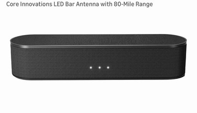 CORE Innovations 80 mile Range Led Bar Antenna 1080P Full HD 3-5G LTE Filter