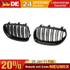 für BMW 5er E60 E61 M5 Nieren Grill Kühlergrill GLANZ SCHWARZ GLÄNZEN Mbpzkatxij