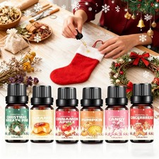 Fragrance Oil for Candles 6 Pieces Soap Making Scents Christmas usual