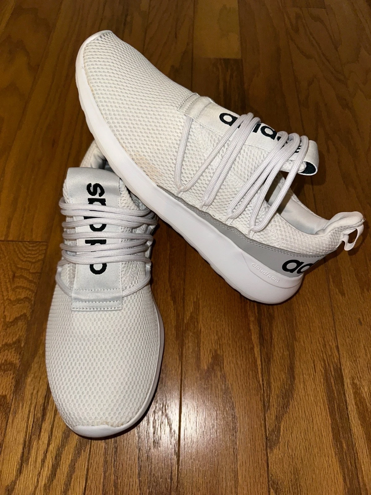 Scarpe da corsa Adidas da uomo Lite Racer Adapt 3.0 FY7201 bianche sneakers taglia 12