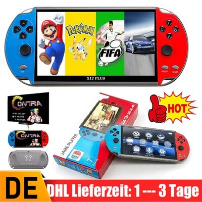X7 8GB Handheld Spielkonsole Spiele MP4 4.3''Kinder Video Retro Game Consoles