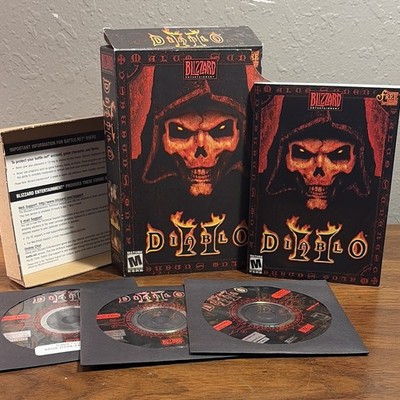 Diablo II PC Big Box Complete w/ Discs & Manual