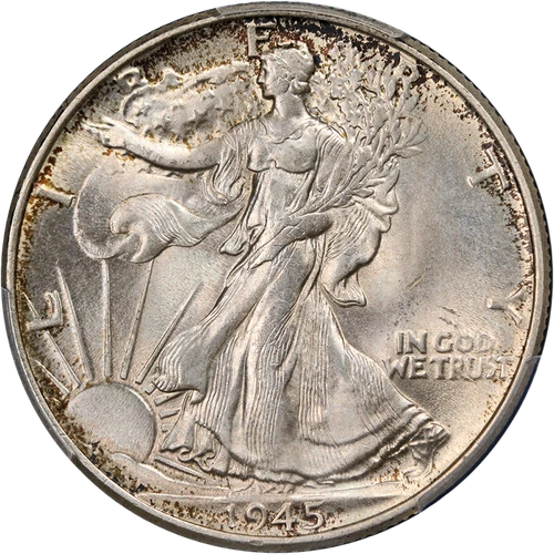 1945-P Walking Liberty Half PCGS MS66 Nice Luster Nice Strike