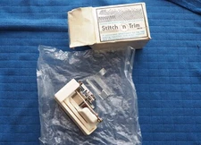 Used Tacony Stitch N Trim Zig Zag Sewing Machine Attachment Simulates Overlock