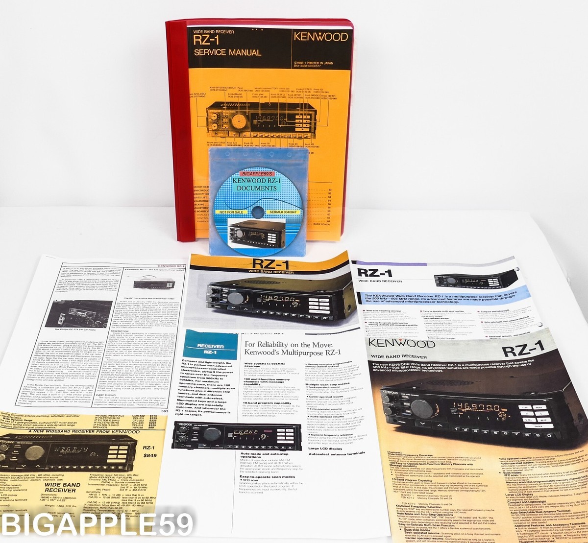 Kenwood RZ-1 Wideband Auto or Home Receiver Scanner *500 KHz