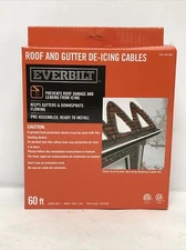 Everbilt 60ft. Roof De-Icing Cable Kit Gutter Downspouts Winter Mounting Cable